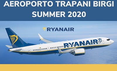 Aeroporto di Trapani: Ryanair annuncia una delle Summer più grandi di sempre